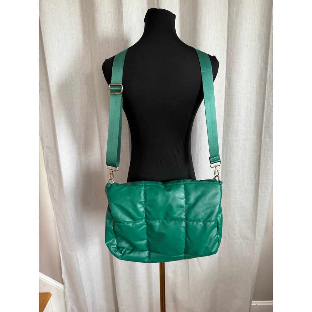 Green Puffer Bag By Anthropologie - Picture 3 of 7